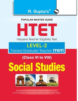 Paperback HTET (TGT) Trained Graduate Teacher (Level2) Social Studies (Class VI to VIII) Exam Guide Book