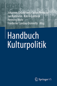 Hardcover Handbuch Kulturpolitik [German] Book