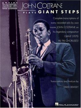 Paperback John Coltrane Plays "giant Steps": Tenor Saxophone Book