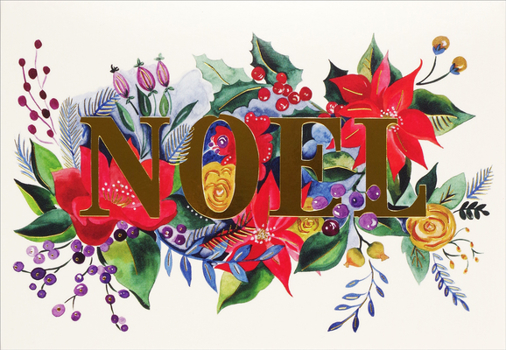 Hardcover A Bright Noel Small Boxed Holiday Cards Book