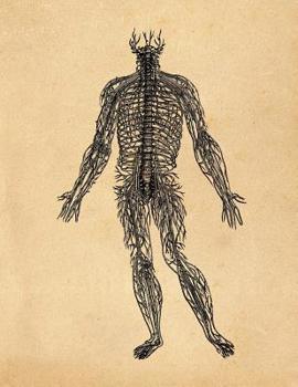Paperback Anatomy Notebook: Andreas Vesalius - Spinal Nerves 2 - Premium College Ruled Notebook 110 Pages Book
