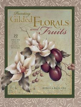 Paperback Painting Gilded Florals and Fruits Book