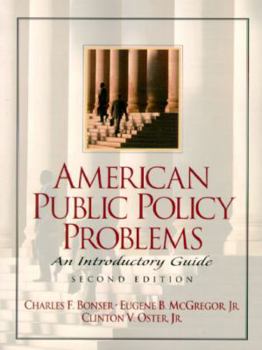 Paperback American Public Policy Problems: An Introductory Guide Book