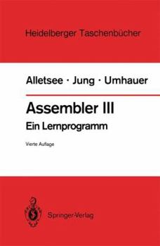 Paperback Assembler III: Ein Lernprogramm [German] Book