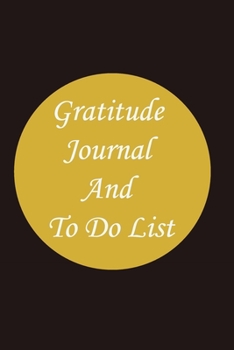 Paperback Gratitude Journal And To Do List Book