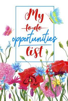 Paperback My to-do opportunities list Book