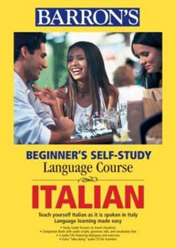 Paperback Barron's Beginner's Self-Study Course Italian (Beginner's Self-study Language Courses) (English and Iban Edition) Book