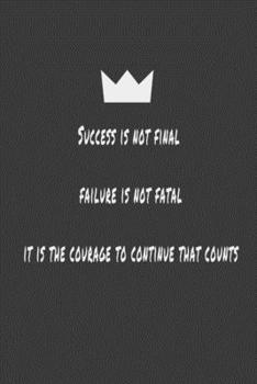 Success is note final Notebook: composition & journal - Large (6 x 9 inshes) - 120 Pages