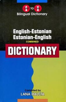 Hardcover English-Estonian & Estonian-English One-To-One Dictionary Book