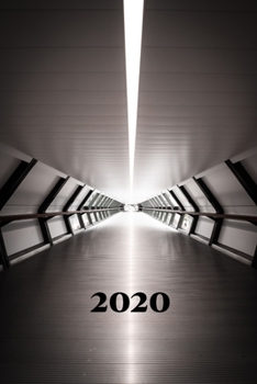 2020: Tunnel Vision Personal Professional Diary handy size 6 x 9 Unisex Men Women Journal 12 Months Black Week a page Schedule Appointments through the year Young Adults