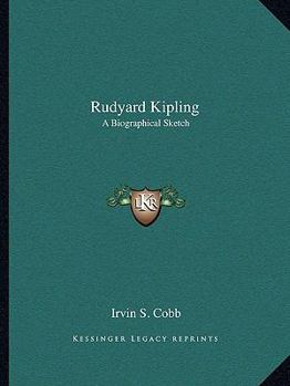 Paperback Rudyard Kipling: A Biographical Sketch Book