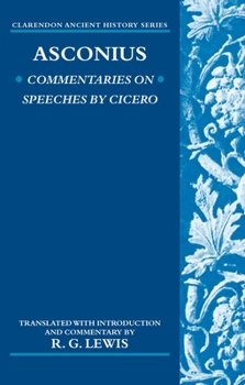 Paperback Asconius: Commentaries on Speeches of Cicero Book