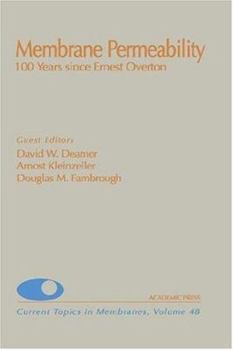 Hardcover Membrane Permeability: 100 Years Since Ernest Overton: Volume 48 Book