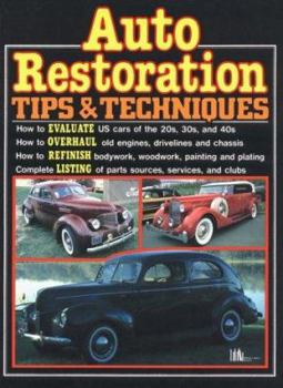 Paperback Automobile Restoration Tips and Techniques Book