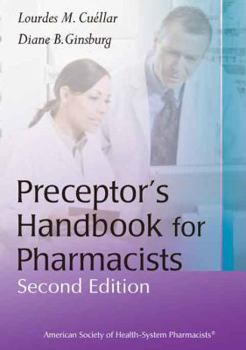 Paperback Preceptor's Handbook for Pharmacists Book