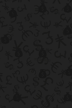 Paperback Black Symbols Monthly Budget Planner, Blank Lined, Write-in Notebook, With Upto Three Years Of Budgeting Book