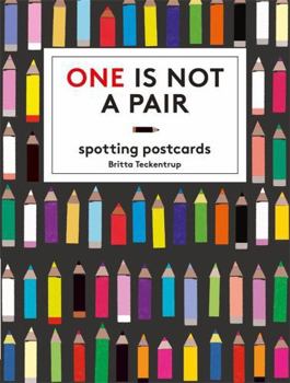 Paperback One is Not a Pair: Spotting Postcards (Britta Teckentrup) Book