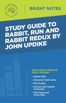 Paperback Study Guide to Rabbit Run and Rabbit Redux by John Updike Book