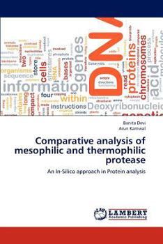 Paperback Comparative Analysis of Mesophilic and Thermophilic Protease Book