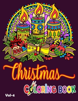 Paperback Christmas Coloring Book: A Cute Coloring Book with 50 Christmas Coloring Pages Fun, Easy, and Relaxing Designs for Kids. Christmas Coloring Boo Book