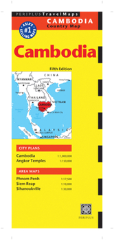 Loose Leaf Cambodia Country Map Book