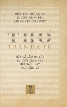 Hardcover Trần Dạ Từ - Thơ [Undetermined] Book