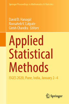 Hardcover Applied Statistical Methods: Isges 2020, Pune, India, January 2-4 Book