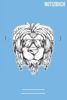 Löwe mit Sonnebrille Notizbuch: A5   Notebook • 111 Seiten  • Extra  Kalender 2020 •  Einzigartig •  Dotgrid •  Dotted •  Punktraster •  Gepunktet • Geschenk • Geschenkidee (German Edition)