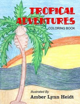 Paperback Tropical Adventures: Coloring Book