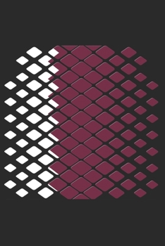 Paperback Qatar Notebook: Qatar Notebook - college book - diary - journal - booklet - memo - composition book - 120 sheets - Dot Grid paper 6x9 Book