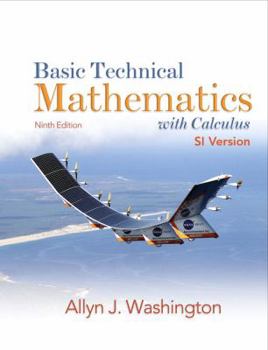 Hardcover Basic Technical Mathematics with Calculus: SI Version Book
