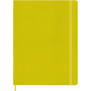 Hardcover Moleskine Classic Notebook, Extra Large, Ruled, Hay Yellow, Silk Hard Cover (7.5 X 10) Book