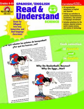 Paperback Spanish/English Read & Understand Science Grades 4-6 Book