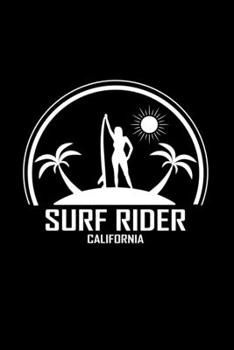 Paperback Surf rider california: 6x9 Surf - grid - squared paper - notebook - notes Book