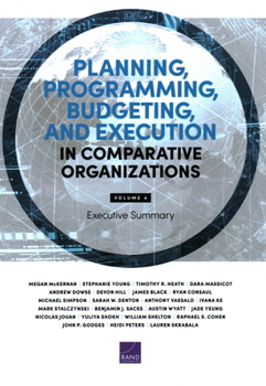 Paperback Planning, Programming, Budgeting, and Execution in Comparative Organizations: Executive Summary Book