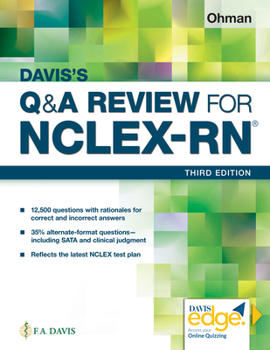 Paperback Davis's Q&A Review for Nclex-Rn(r) Book