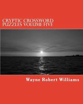 Paperback Cryptic Crossword Puzzles Volume Five Book
