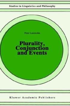 Hardcover Plurality, Conjunction and Events Book