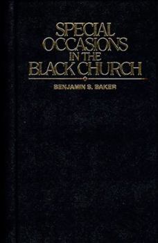 Hardcover Special Occasions in the Black Church Book