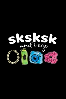 Paperback SKSK And I Oop Save the Turtles Puka Hydro Camera Scrunchie: Notebook Blank Lined Ruled 6x9, 120 Pages Book