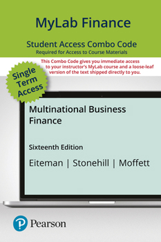 MyLab Finance with Pearson eText -- Combo Access Card -- for Multinational Business Finance