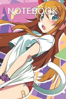 NOTEBOOK: Japanese Anime Lovers Gift Manga Senpai Notebook - Large 6 x 9 - Blush Notes 120 Pages