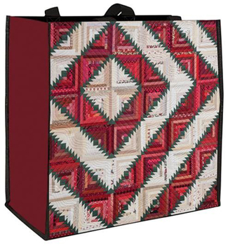 Misc. Supplies Carolie Hensley's Holiday Log Cabin Eco Tote Book