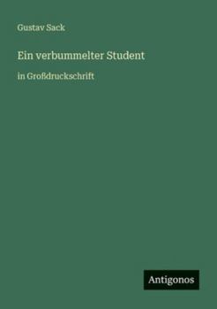 Paperback Ein verbummelter Student: in Großdruckschrift [German] Book