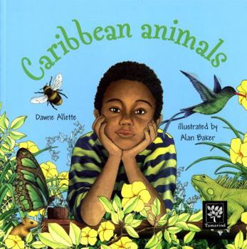 Paperback Caribbean Animals Book