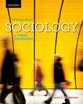 Paperback Thinking about Sociology: A Critical Introduction Book