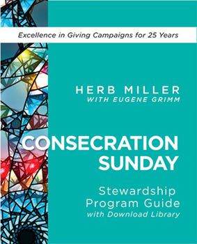 Paperback Consecration Sunday Stewardship Program Guide with Download Library Book