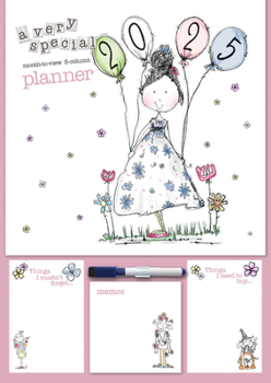 Calendar 2025 Tracey Russell Deluxe Planner: Plastic Free Packaging Book