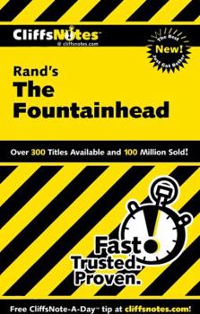 Paperback Cliffsnotes on Rand's the Fountainhead Book