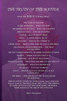 Paperback The Truth of the Matter Book